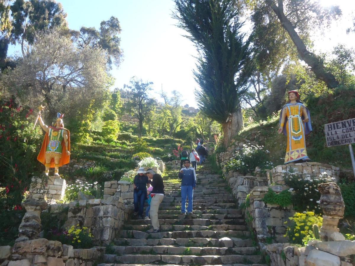 Hostal Del Sol Isla Del Sol ภายนอก รูปภาพ